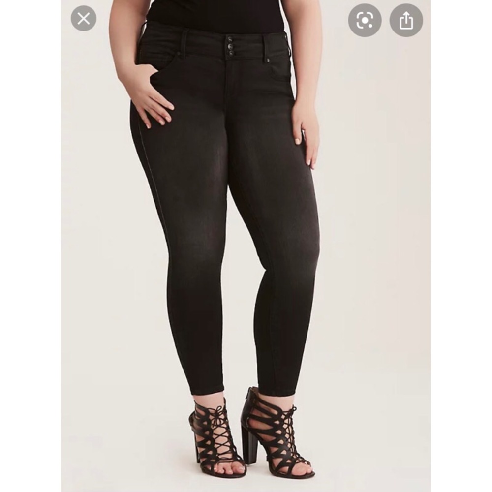 Torrid Jegging black wash